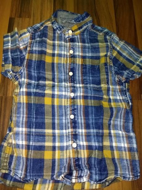 Letní kostkovaná košile 110 next, next,110