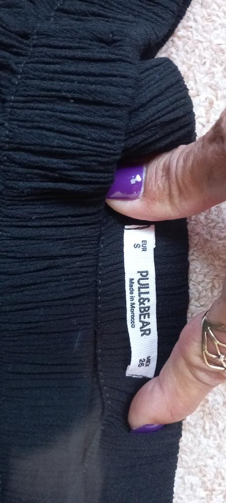 Crop top zn."pull & bear" vel."s", pull&bear,s