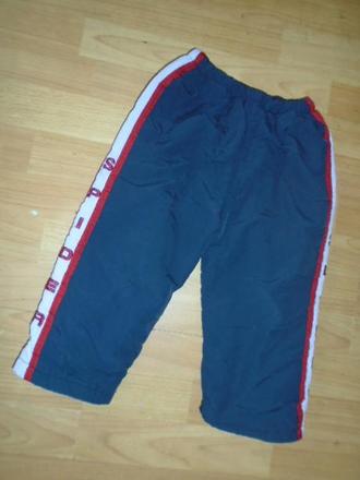 Šusťákové kalhoty flees vel asi 86/92, 92