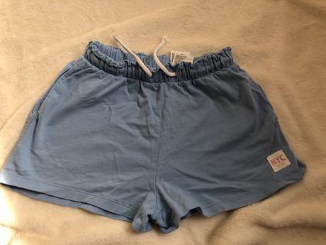 Svetle modre sortky bavlnene 158 h&m, h&m,152