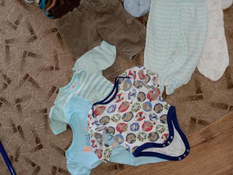 Balík oblečení kluk 62/68, 50–62