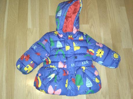 Zimní bunda s obrázky, marks & spencer,74