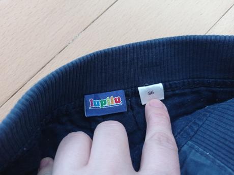 Kalhoty podšité 86, lupilu,86