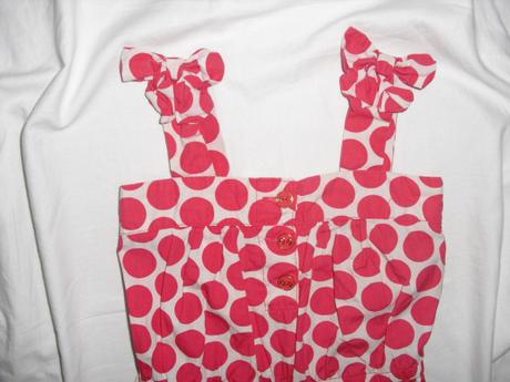 Luxusní letní puntikatý overal, gap,92