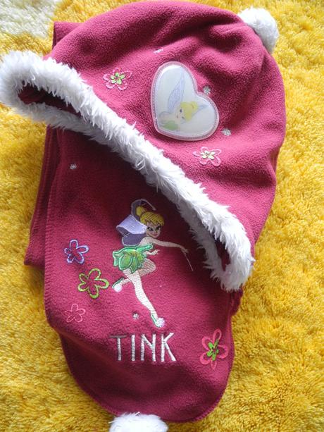 Fleesová čepice a šála, disney