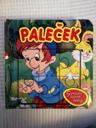 Kniha o palečkovi s puzzle,