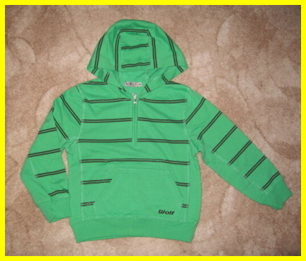 Mikina s kapucí wolf v.104, wolf,104