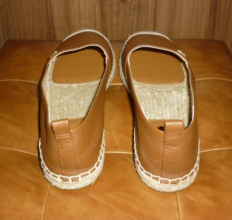 Hnědé dámské kožené espadrilky ralph lauren, ralph lauren,39