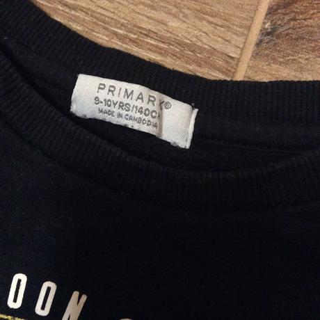 Mikina se sluncem, měsícem, hvězdami, primark,140