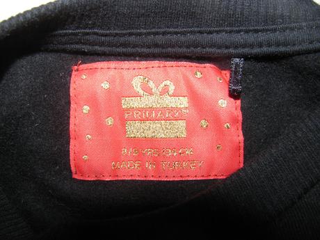 Mikina s vánočním motivem, primark,128