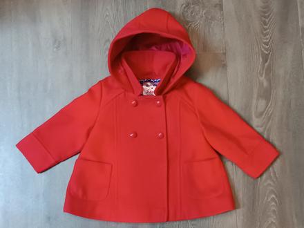 Fleecový dívčí kabát f&f, vel. 80/86, f&f,80