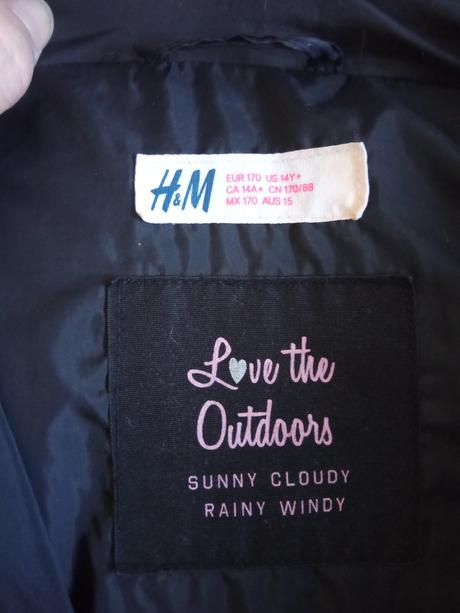 Zimní bunda, h&m,158