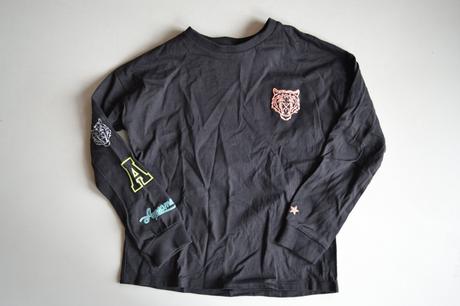 Bavlněné tričko s tygrem, marks & spencer,128