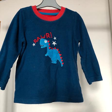 Flísový svetr s dinosaurem, 98