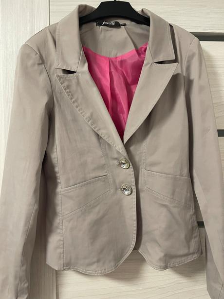 Damske svetle sede sako, s