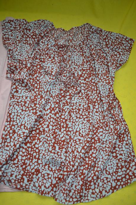 2x dámské nové tričko bavlna a halenka v.38-42, 38 / 40 / 42