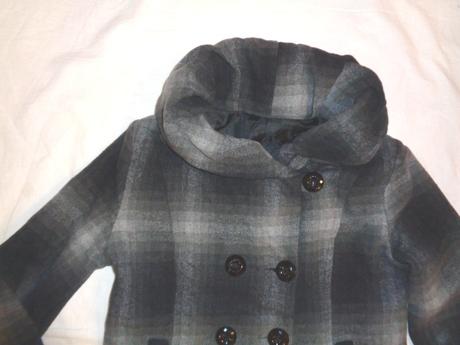 Super šedý kabátek - mírně vyteplené - přechodovka, l