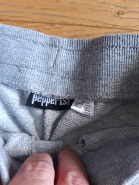 Šedé tepláky 122/128, pepperts,128