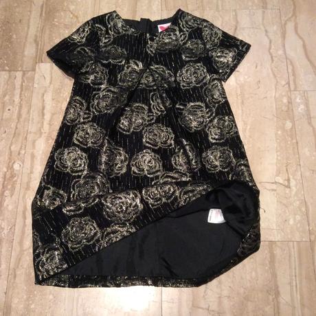 Luxusní zlato-černé šaty s podšívkou, john lewis,128