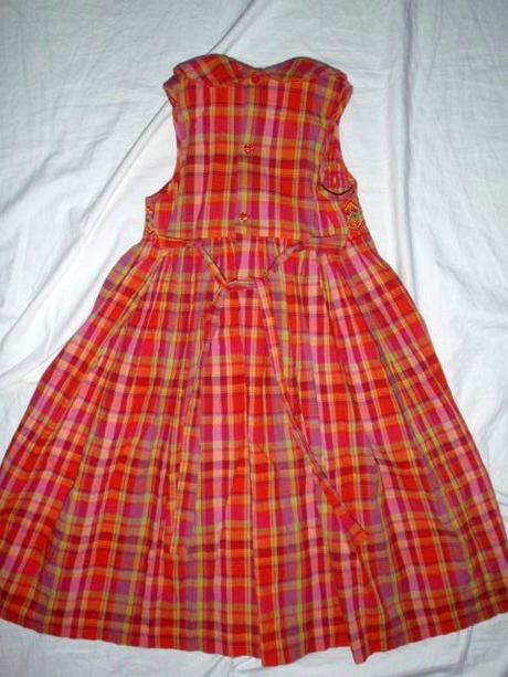 Luxusní dlouhé káro šaty s výšivkou, marks & spencer,116