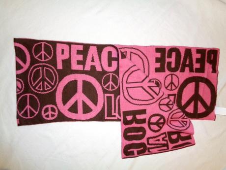 Super hnědorůžová šála, new look