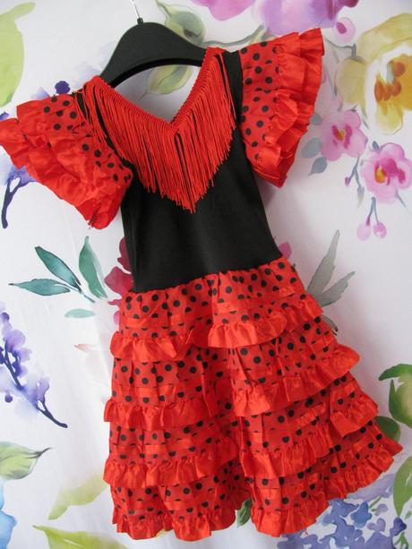 Karnevalové šaty španělská tanečnice,