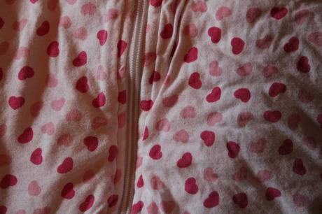 Dívčí spací pytel srdíčka, okay