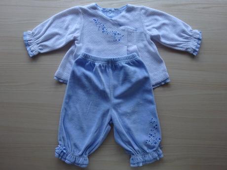 Sametový komplet, vel. 68, carter's,68