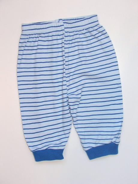 K111 pruhované tepláky vel. 62, disney,62