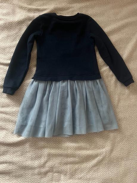 Teplejší šaty s pepinou vel. 110/116 / 4-6 let, 116