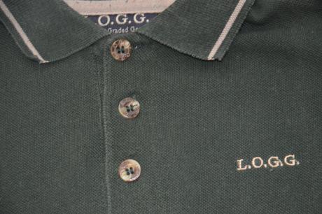 110 116 122 zelené triko s límečkem dlouhý rukáv, l.o.g.g.,122