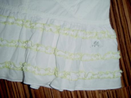 Luxusní bílolimetková sukýnka, 134