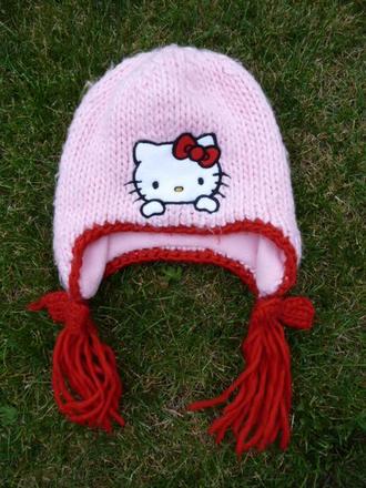 Čepice & čepička h&m s hello kitty vel. 104, h&m,104
