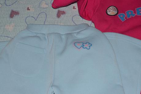 Barevná teplá tepláková souprava vel. 116/122, 116