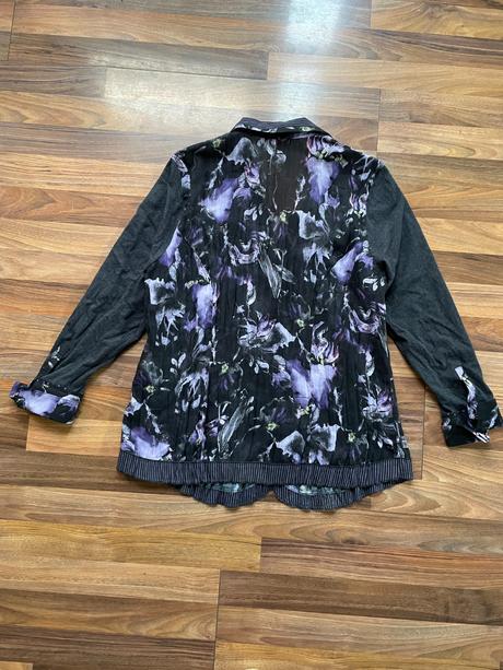 Nová halenka z různých materiálů, vel 46/cca xxxl,, xxxl