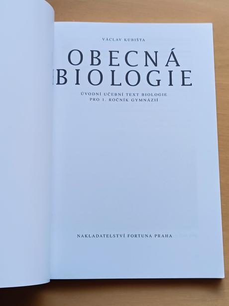 2 učebnice biologie pro gymnázia, 