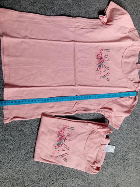 2 x bavlněné tričko, 128