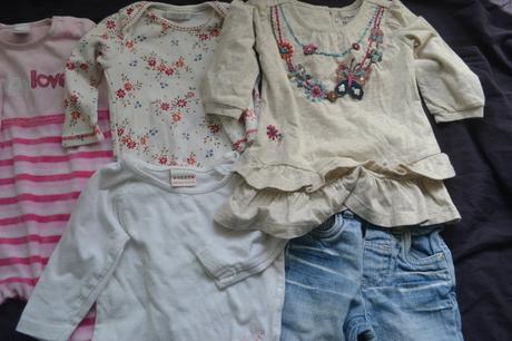 7x kojenecké oblečky next,,v.3-6měs., 68–80