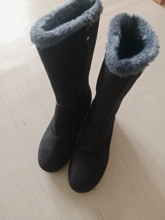 Teplé kozačky vel.38, 38
