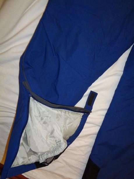 Luxusní modré oteplovací kalhoty port louis, xl