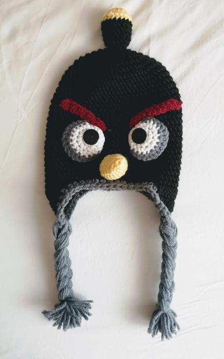 Háčkovaná čepice angry birds, 92 / 98