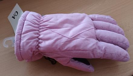 Zimní lyžařské rukavice růžové c&a, c&a,s