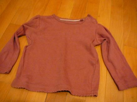 Triko s dlouhym rukavem, lupilu,80