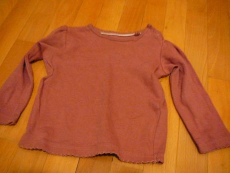 Triko s dlouhym rukavem, lupilu,80