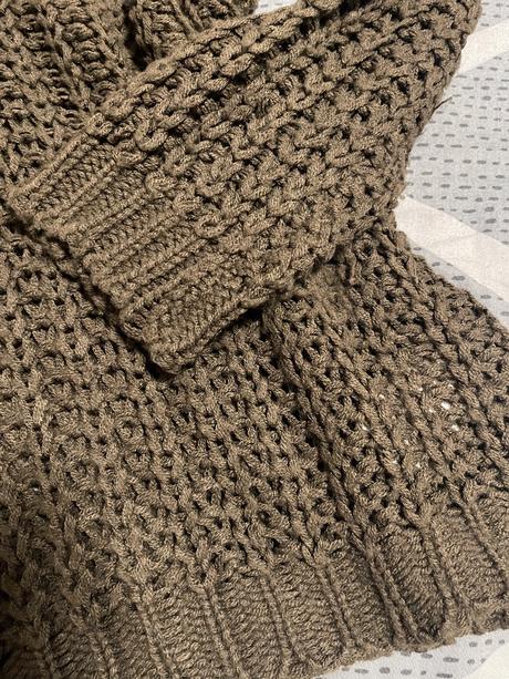 Damsky hnedy svetr, l