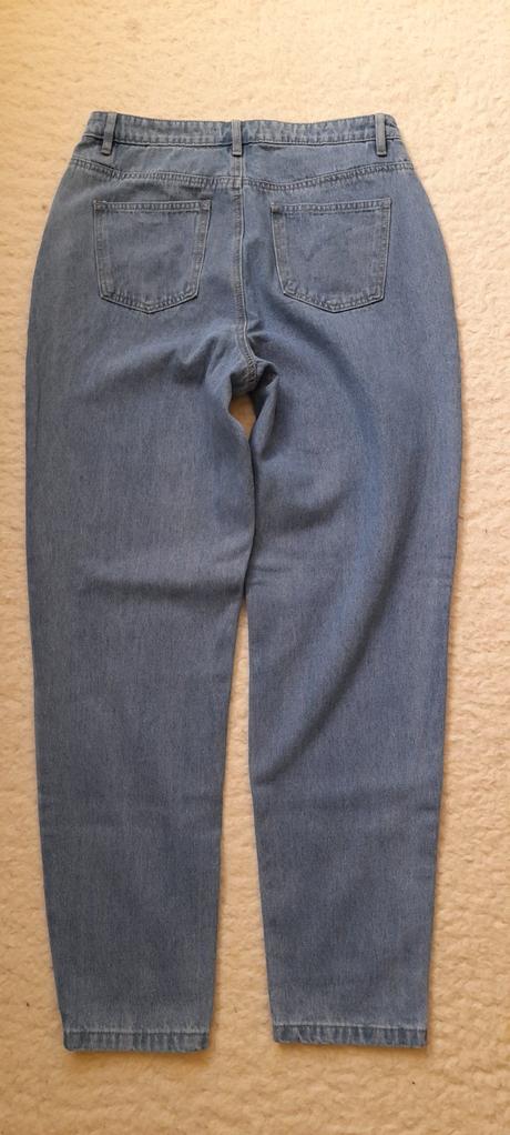 Missguided mom fit modré džíny, 40