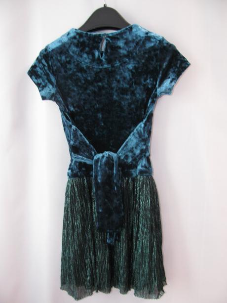 Elastické, tyrkysové dívčí šaty - next, next,116