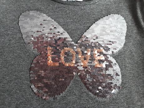 Tričko s přeměňovacími (měnícími) flitry, vel.116, 116