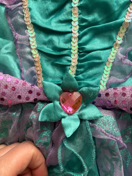 An26/ kostým mořská panna- v.5/6 let zn. disney, 