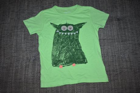 Neonové triko next s příšerkou, velikost 110, next,110